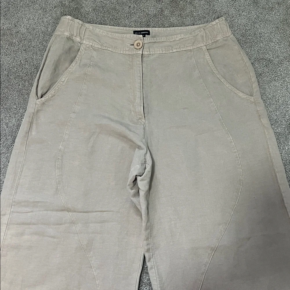 Stella Carakasi Linen Balloon Pant Tan Small